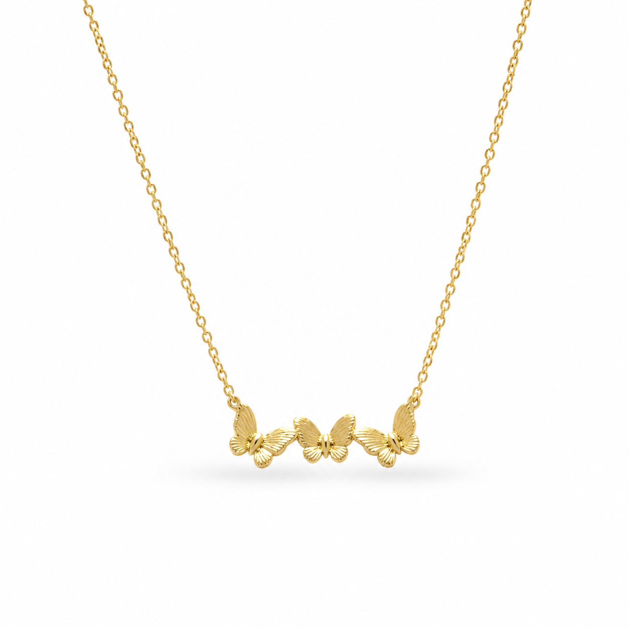 Butterfly Trio Necklace