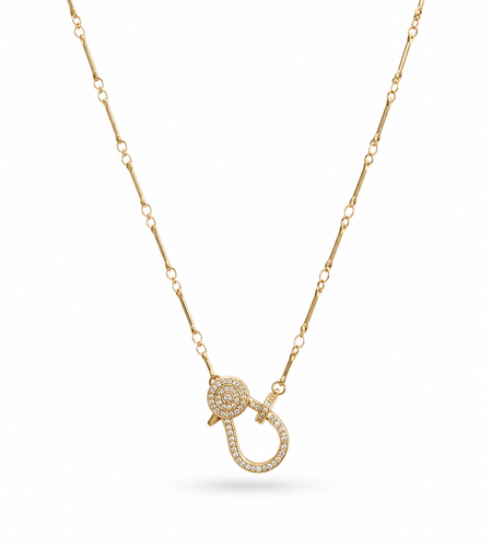 Celeste Lock Necklace