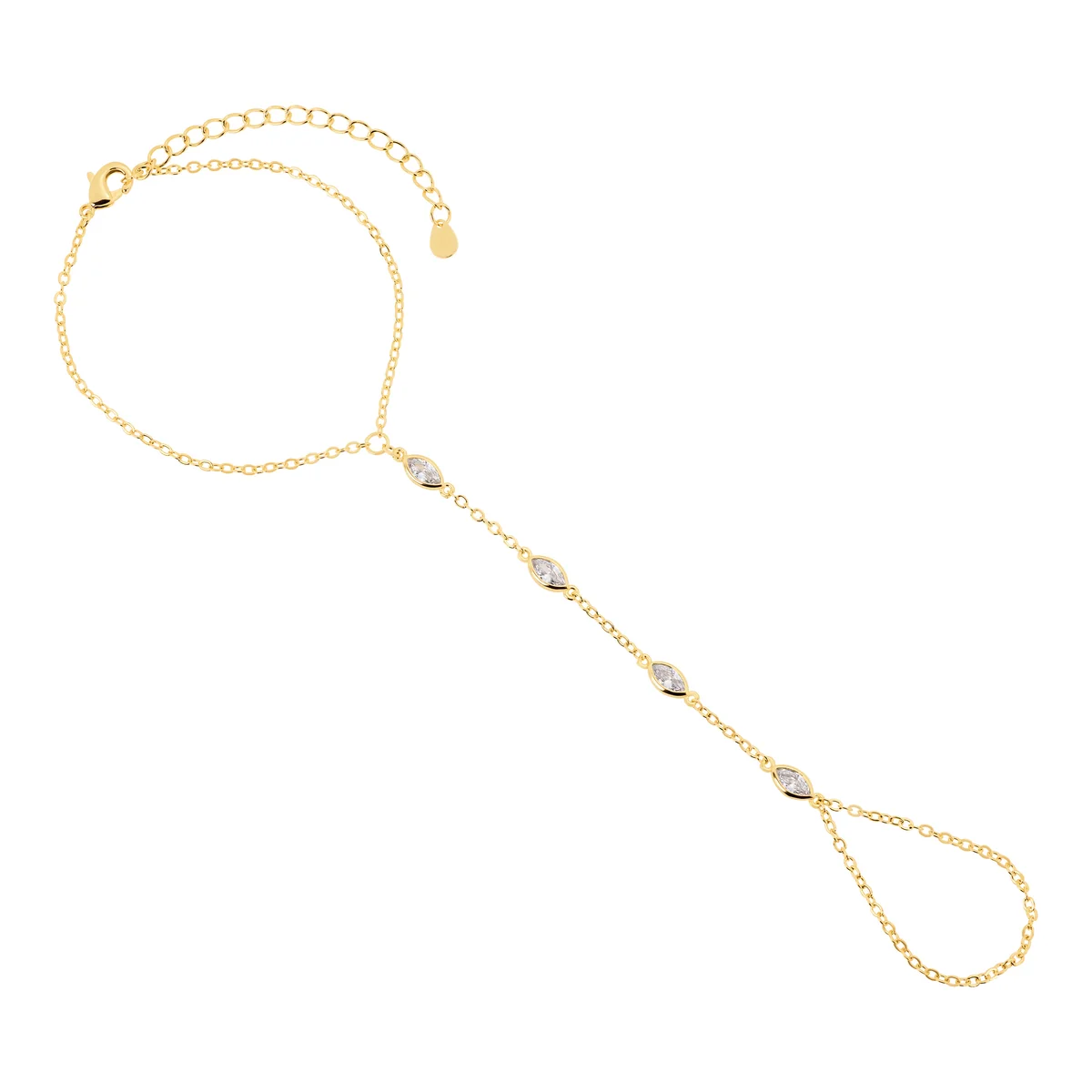 Marquise Hand Chain Bracelet