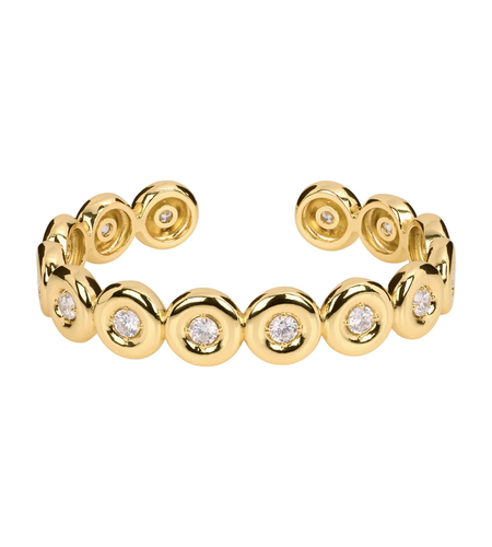 Golden Halo Cuff Bracelet