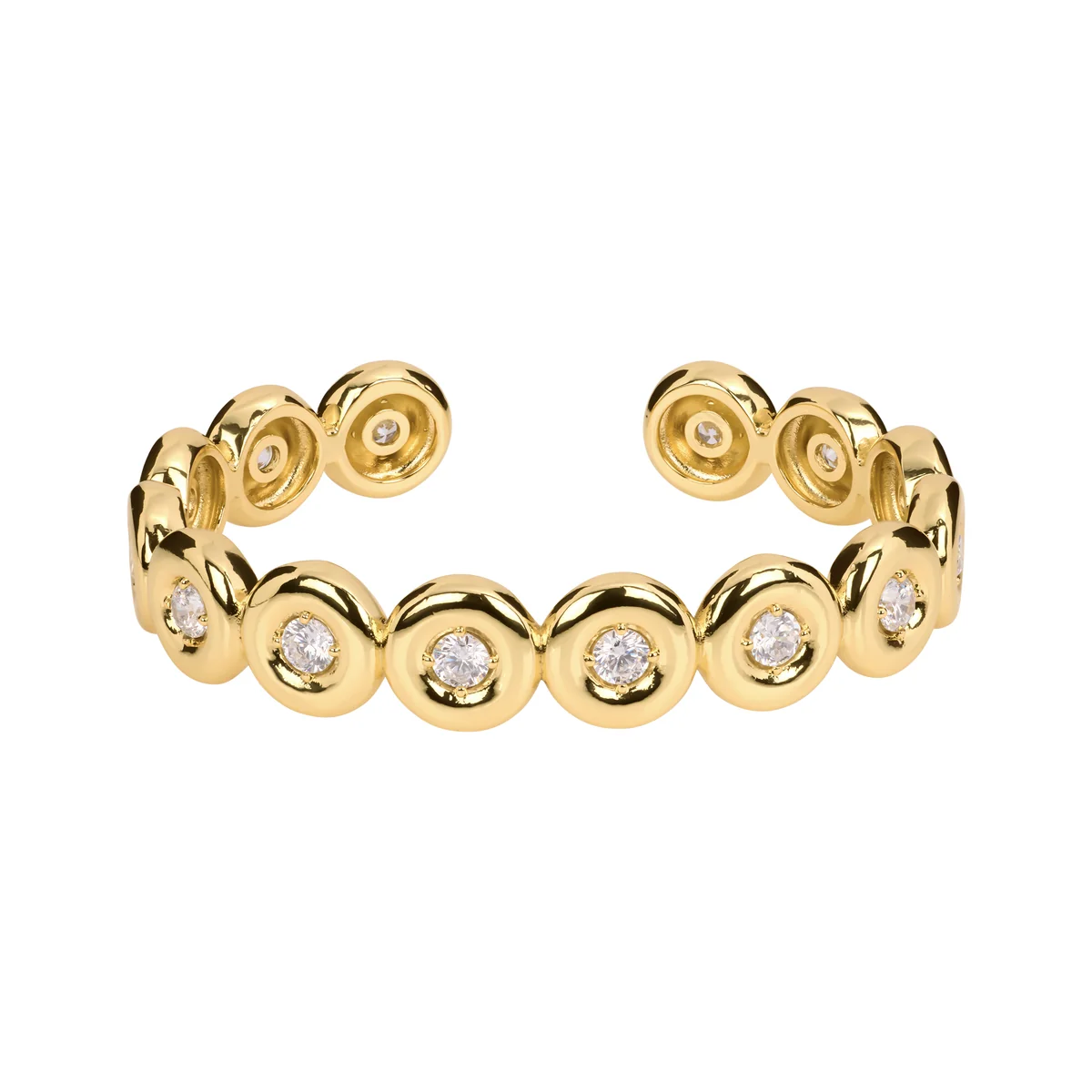 Golden Halo Cuff Bracelet