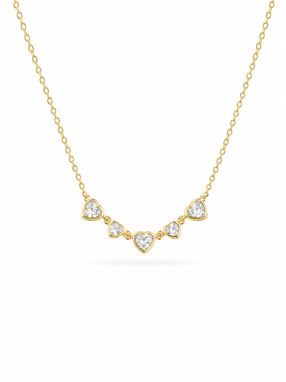 Five Hearts Necklace