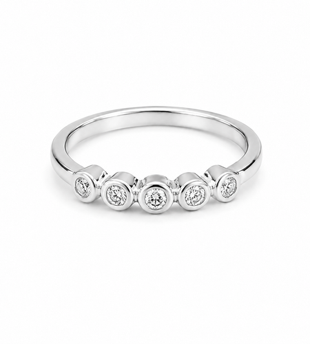Circle bezel Ring