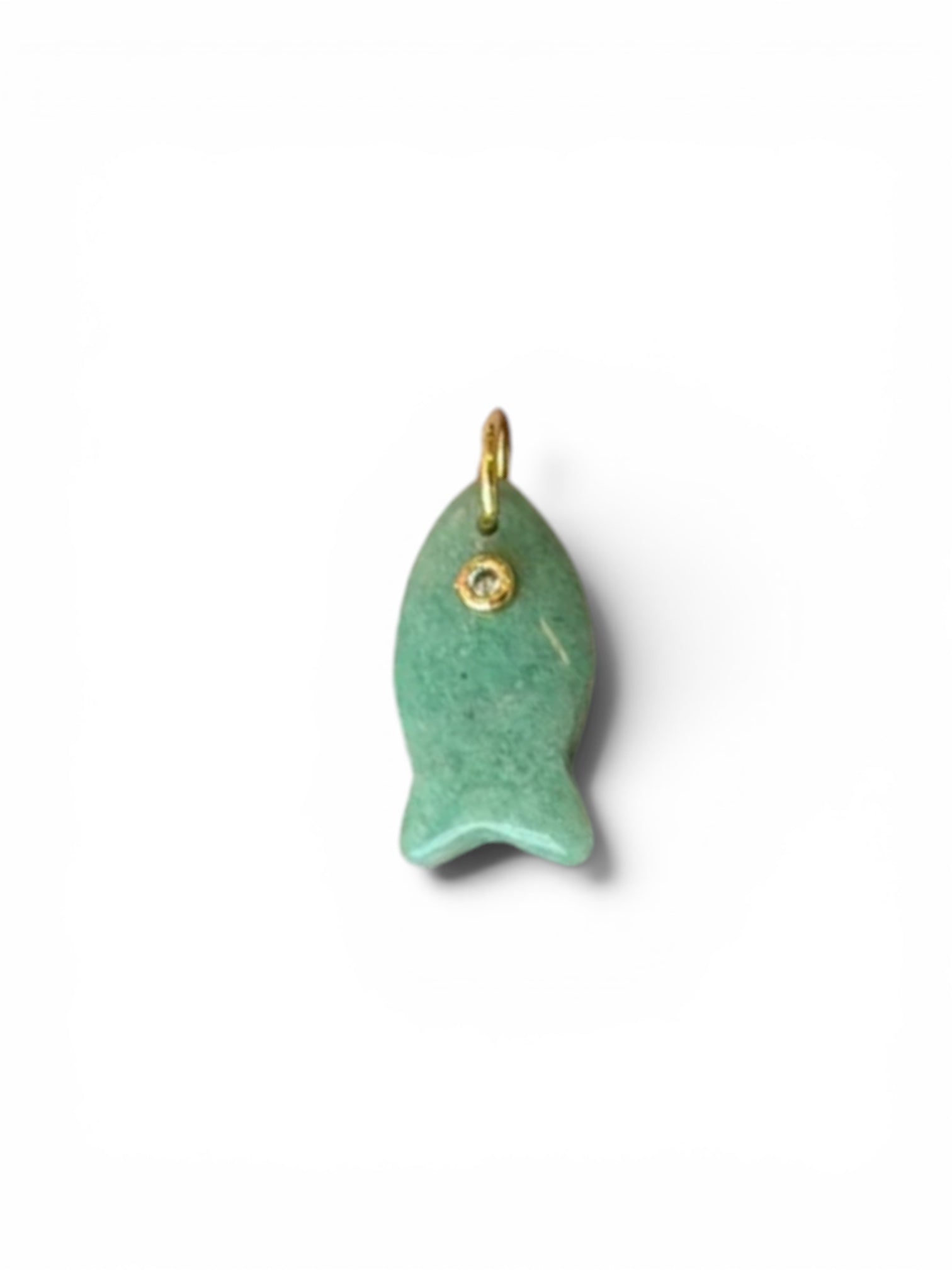 Little Fish Gem Stone Charms