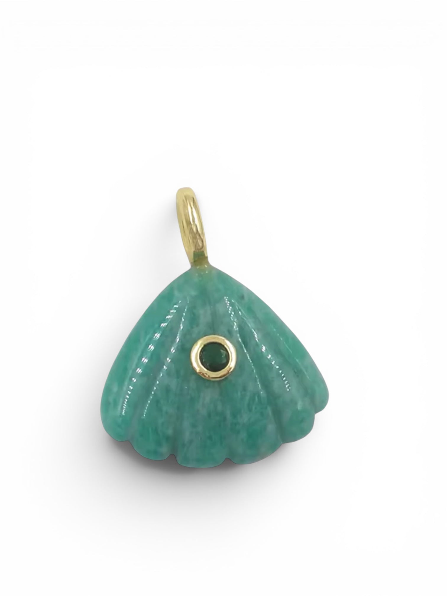 Isla Shell Natural Stone Charm