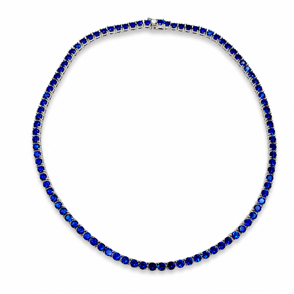 5mm blue Tennis Choker