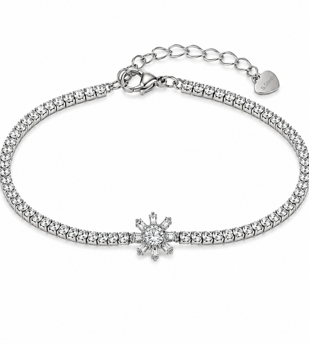 Mini Flower Thin Tennis Bracelet