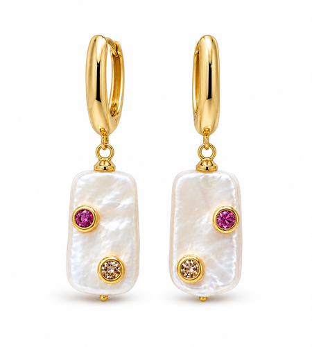 Pearl Glow Drop Earrings
