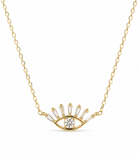 Golden Eye Necklace
