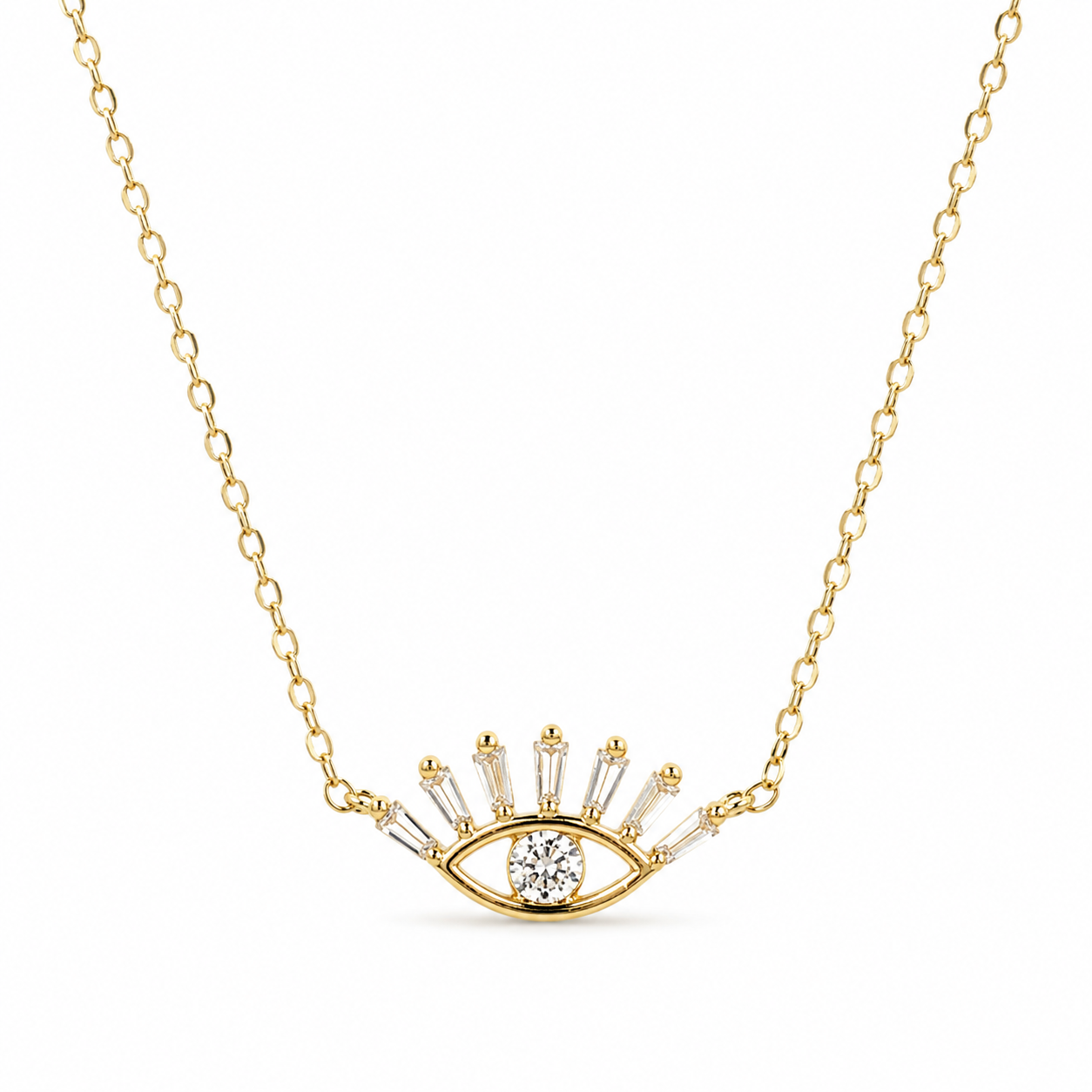 Golden Eye Necklace