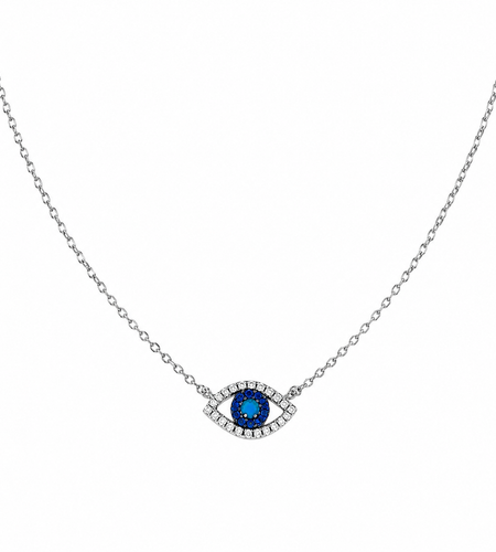 Blue Cz Evil eye