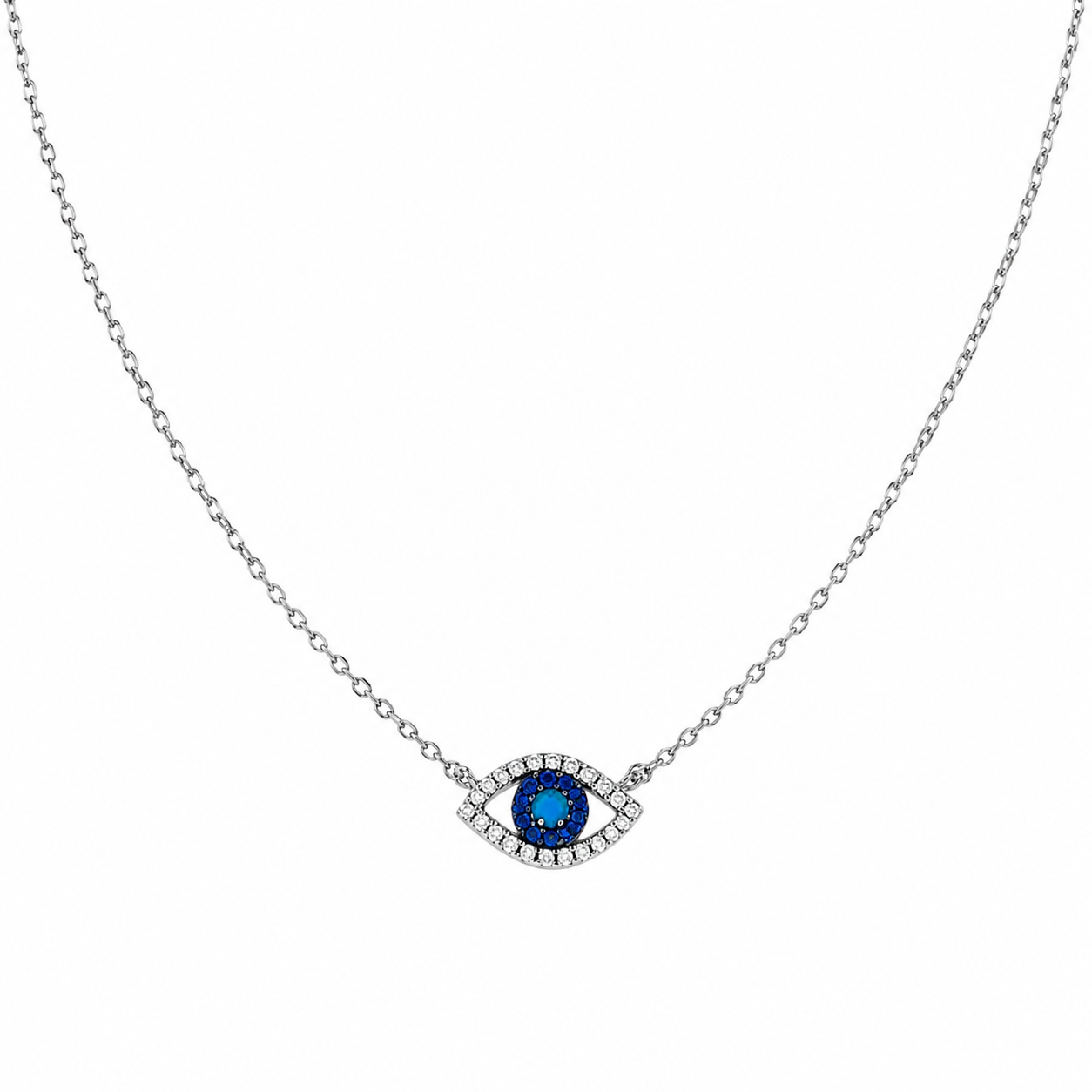 Blue Cz Evil eye