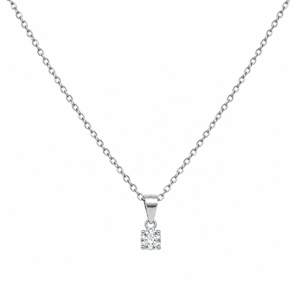MIni Cz Charm Necklace