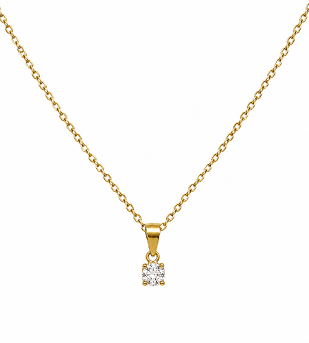 MIni Cz Charm Necklace
