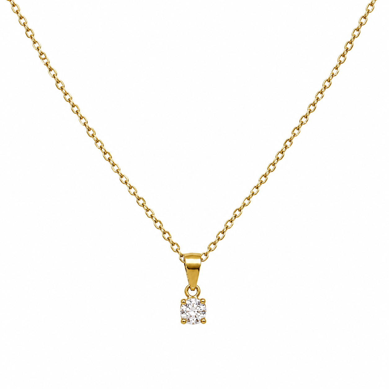 MIni Cz Charm Necklace
