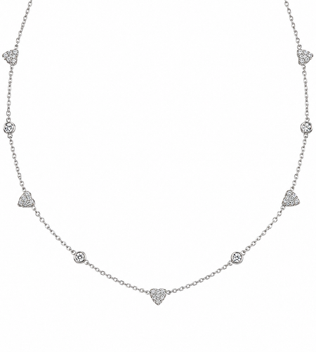 Sparkling Hearts Necklace