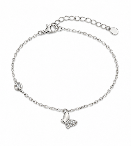 Butterfly Spark Charm Bracelet