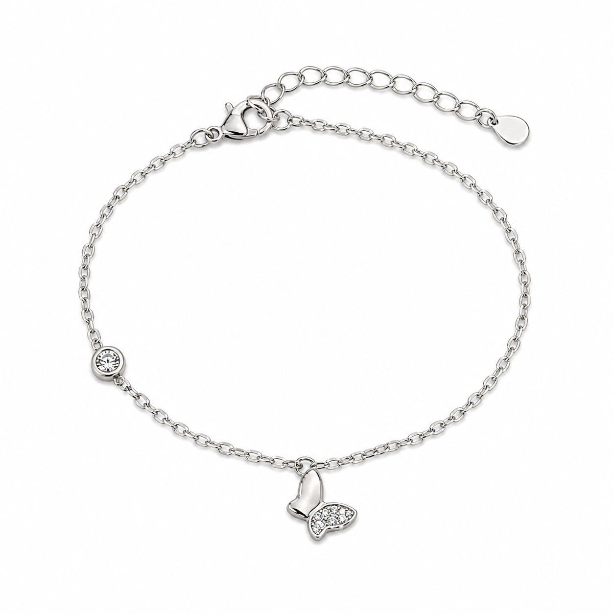 Butterfly Spark Charm Bracelet