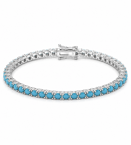Turquoise Tennis bracelet 3mm