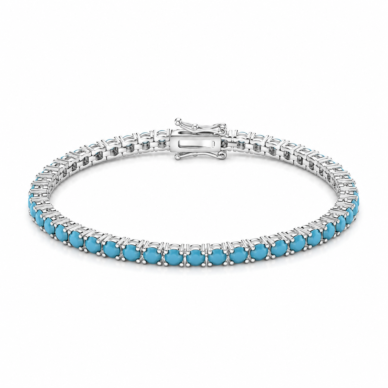 Turquoise Tennis bracelet 3mm