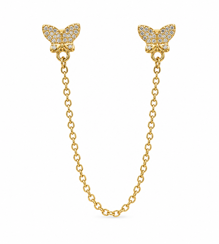 Double Butterfly piercing