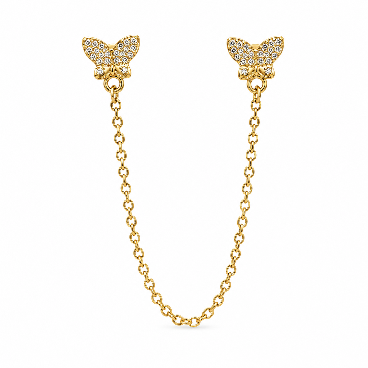 Double Butterfly piercing