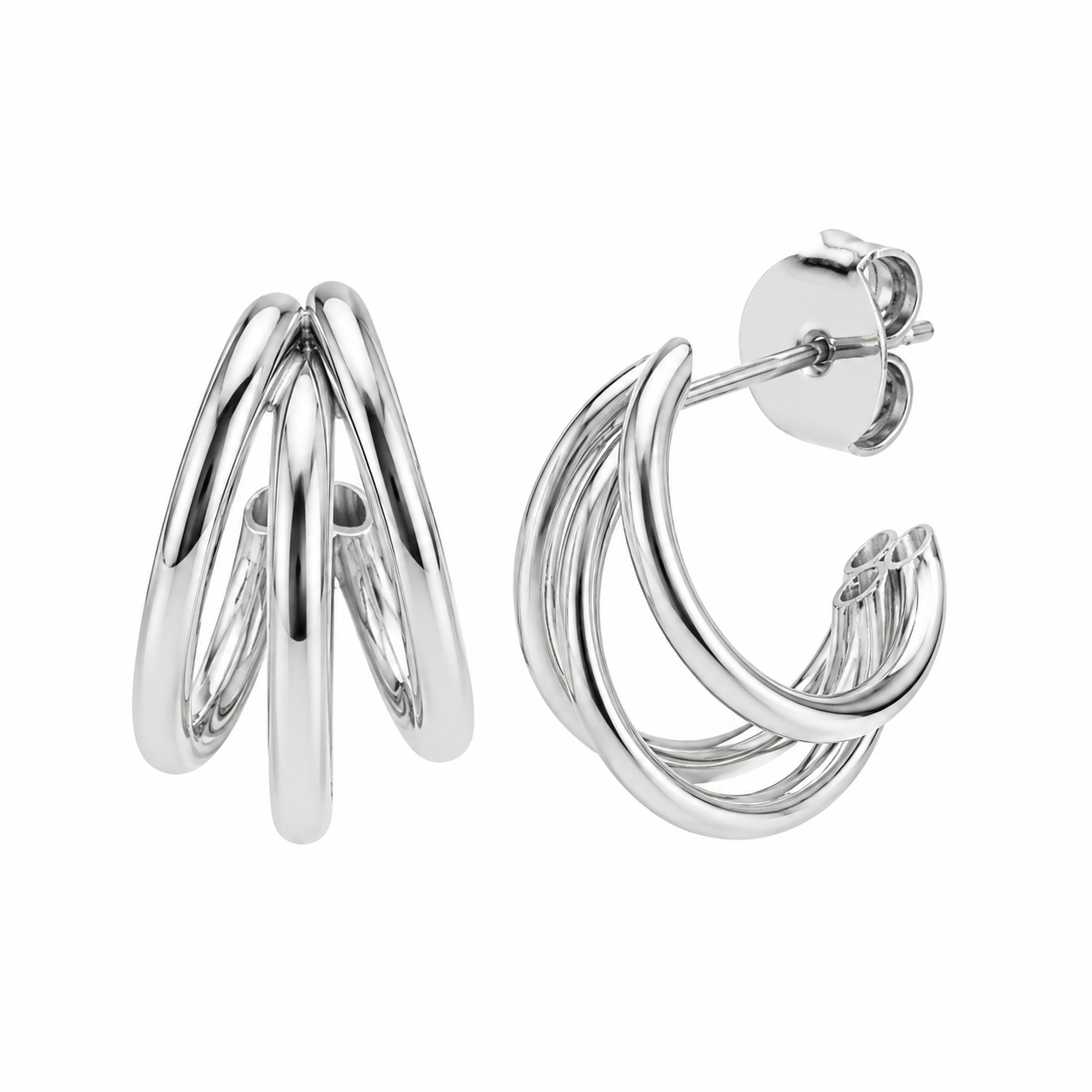Triple Chunky Hoop (medium )