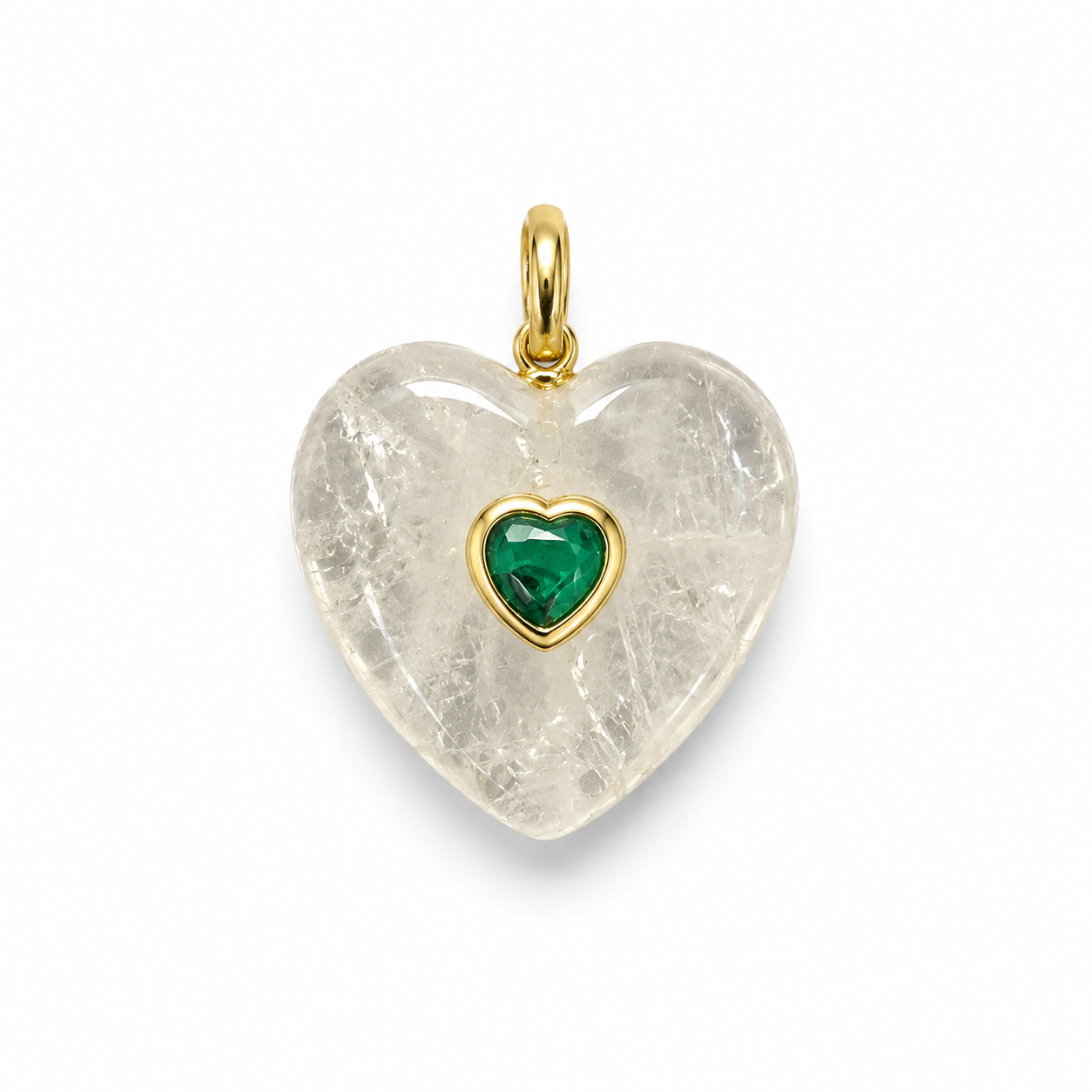 Heart Gem Charm