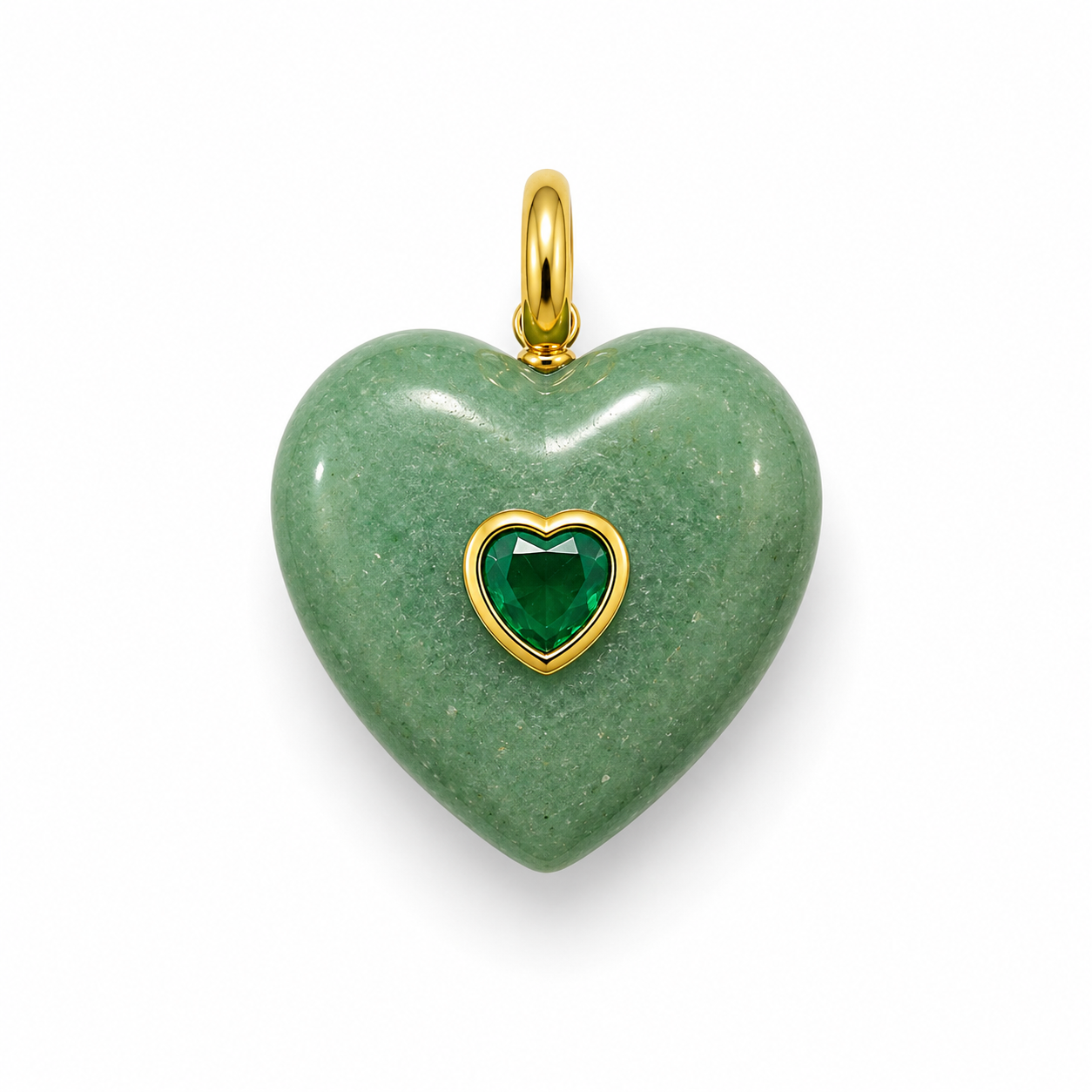 Heart Gem Charm