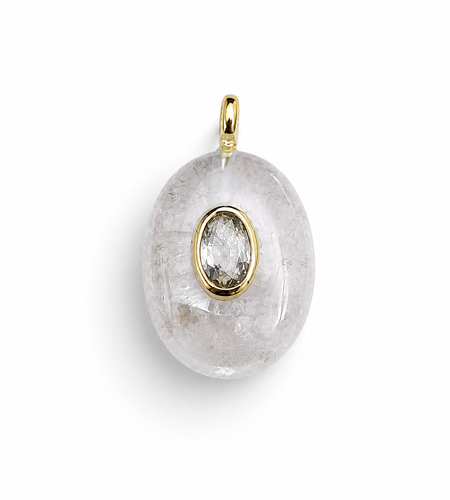 Quartz charm