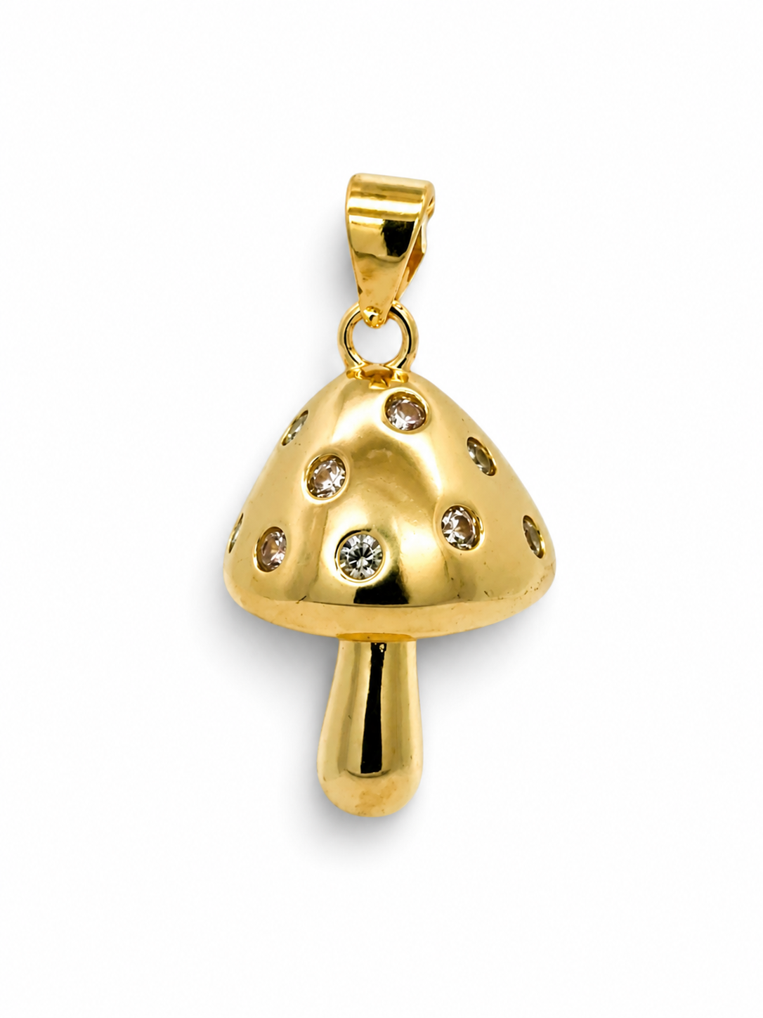 Mushroom Crystal Charm