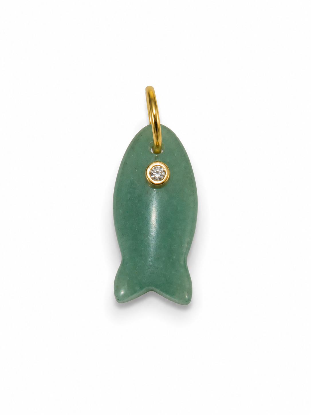 Little Fish Gem Stone Charms