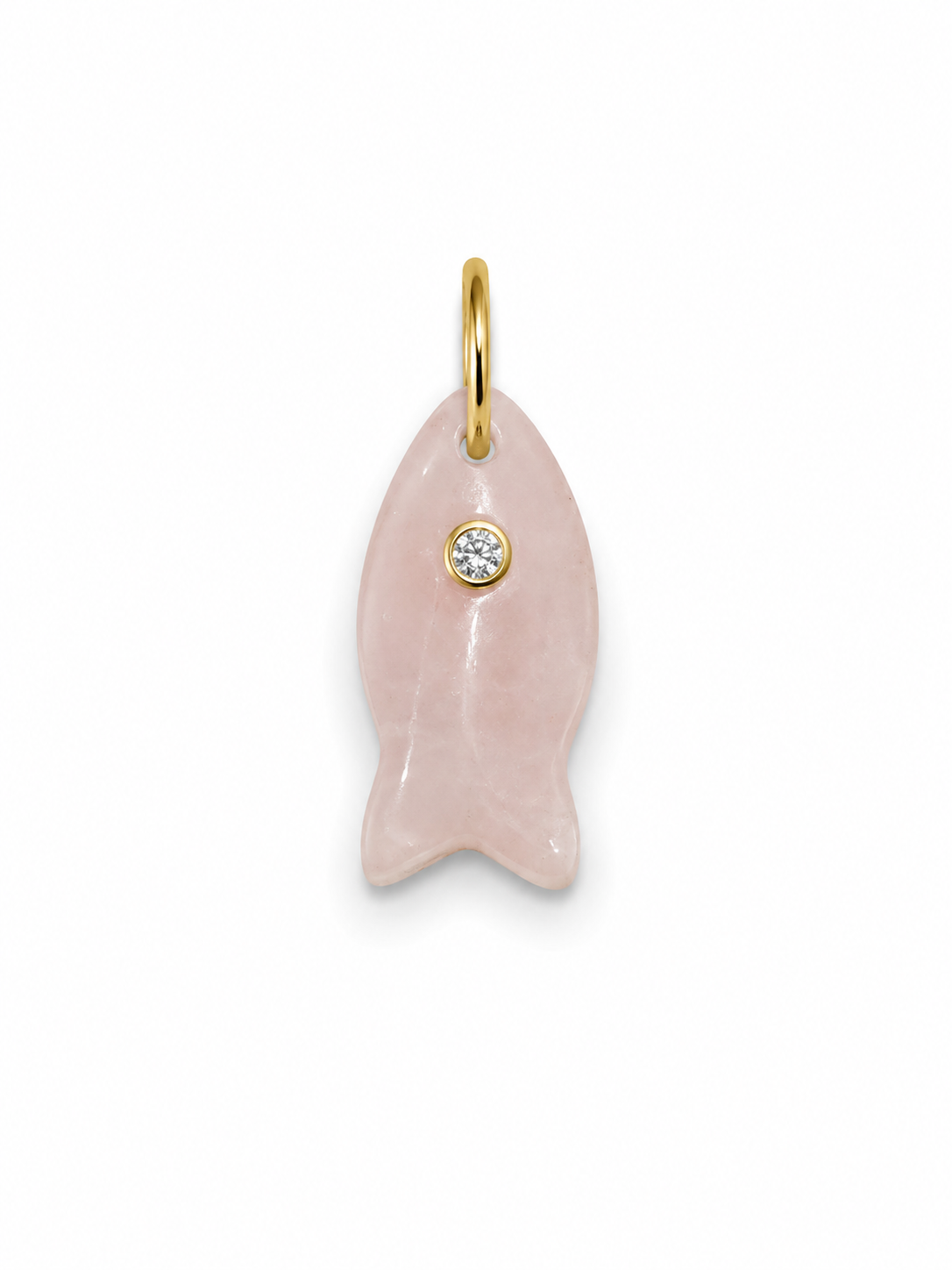 Little Fish Gem Stone Charms