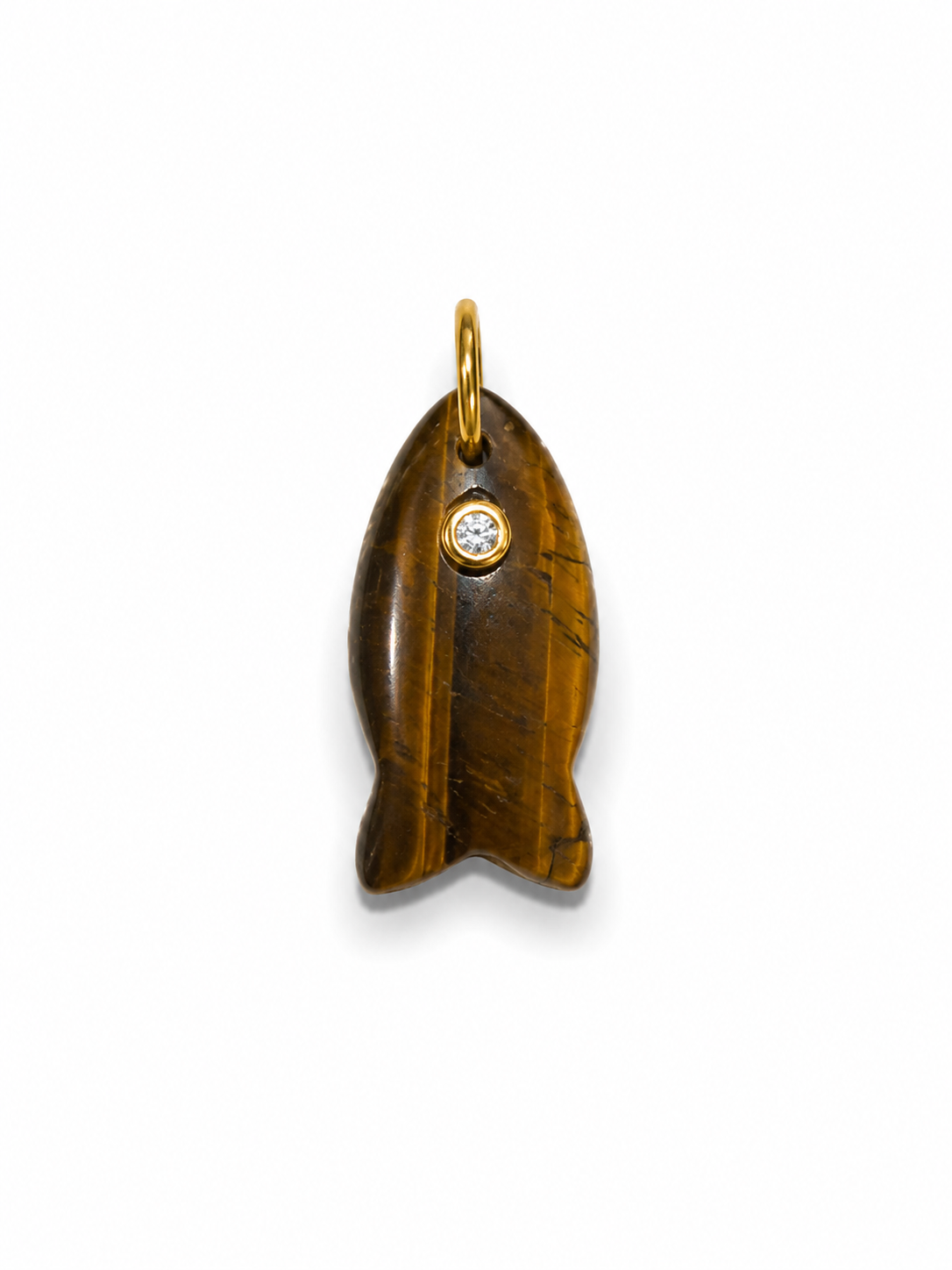Little Fish Gem Stone Charms