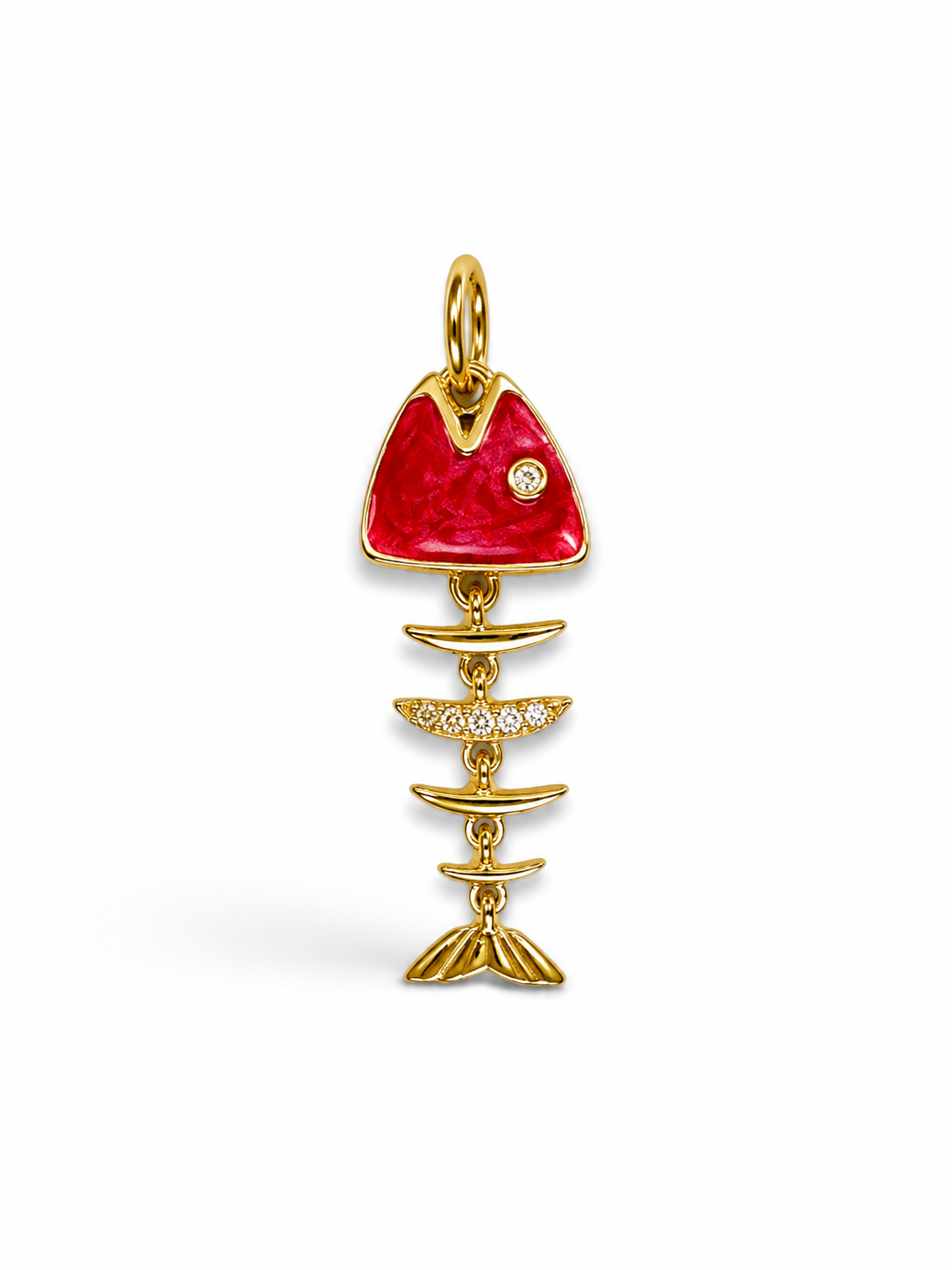 Enamel Fish charm