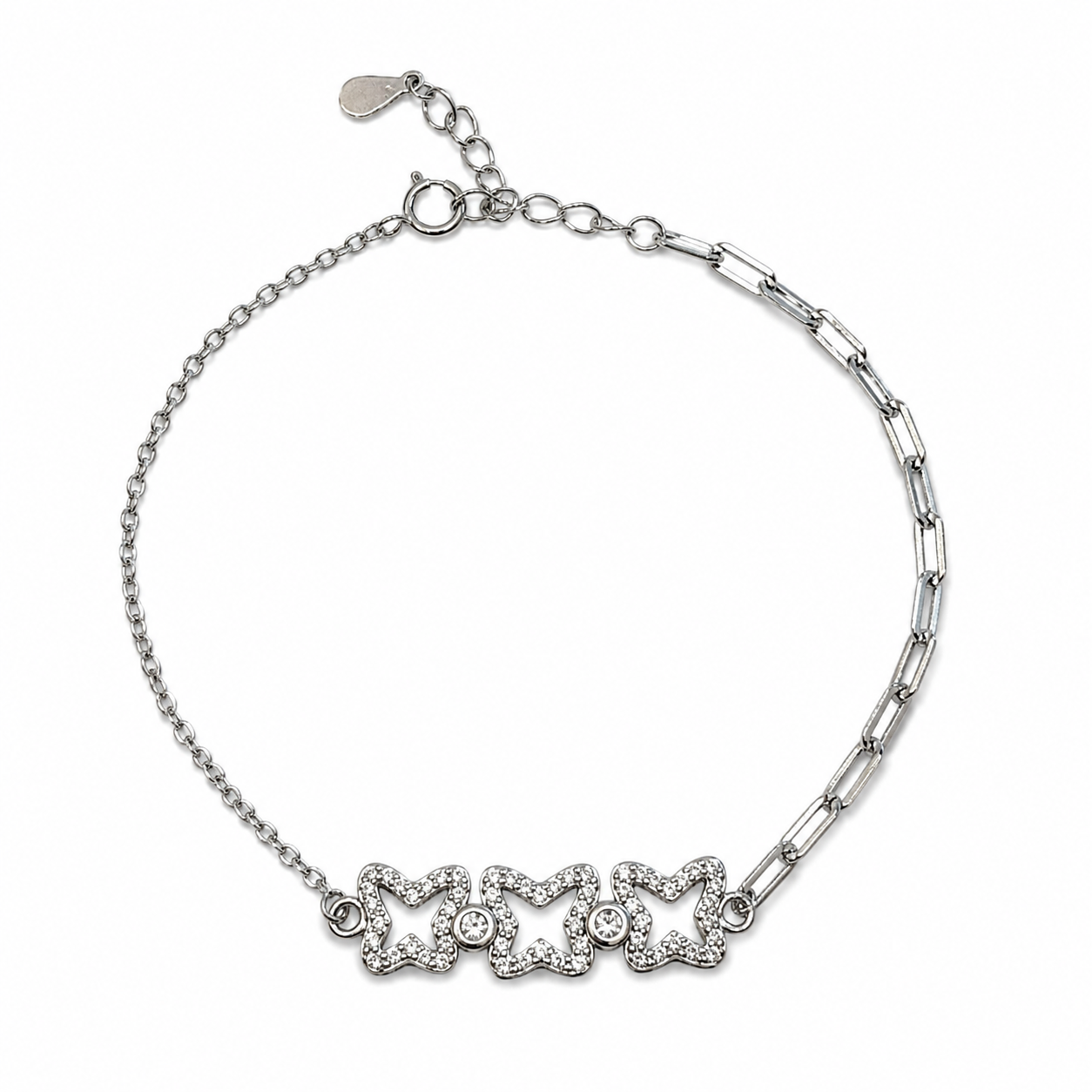 Butterfly Cz bracelet