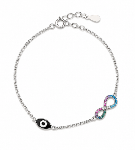 Infiniti Rainbow Baracelet with eye
