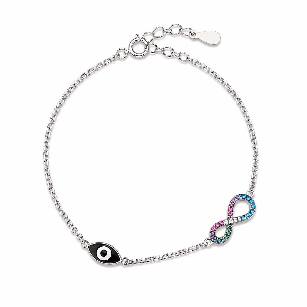 Infiniti Rainbow Baracelet with eye