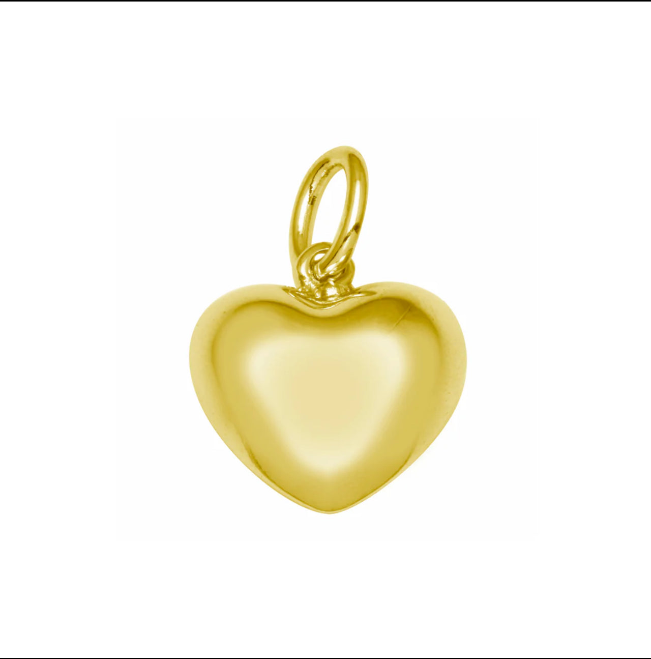 Puff heart Charm