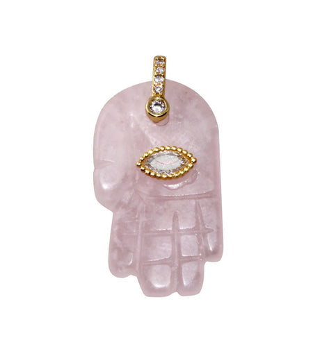 Stone Hamsa Charm