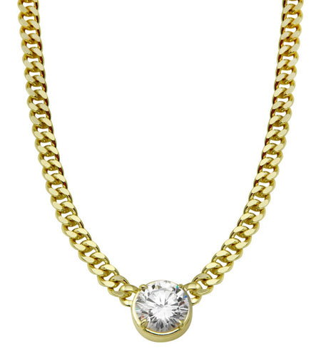 The diamond cuban chain Necklace