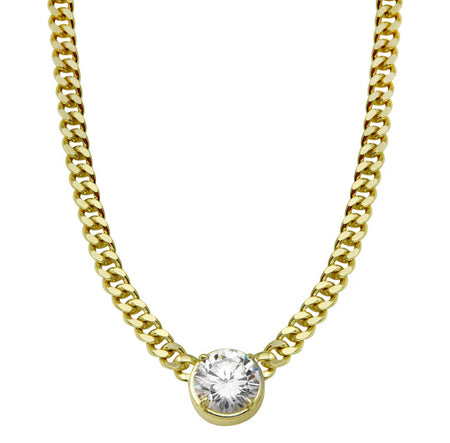 The diamond cuban chain Necklace