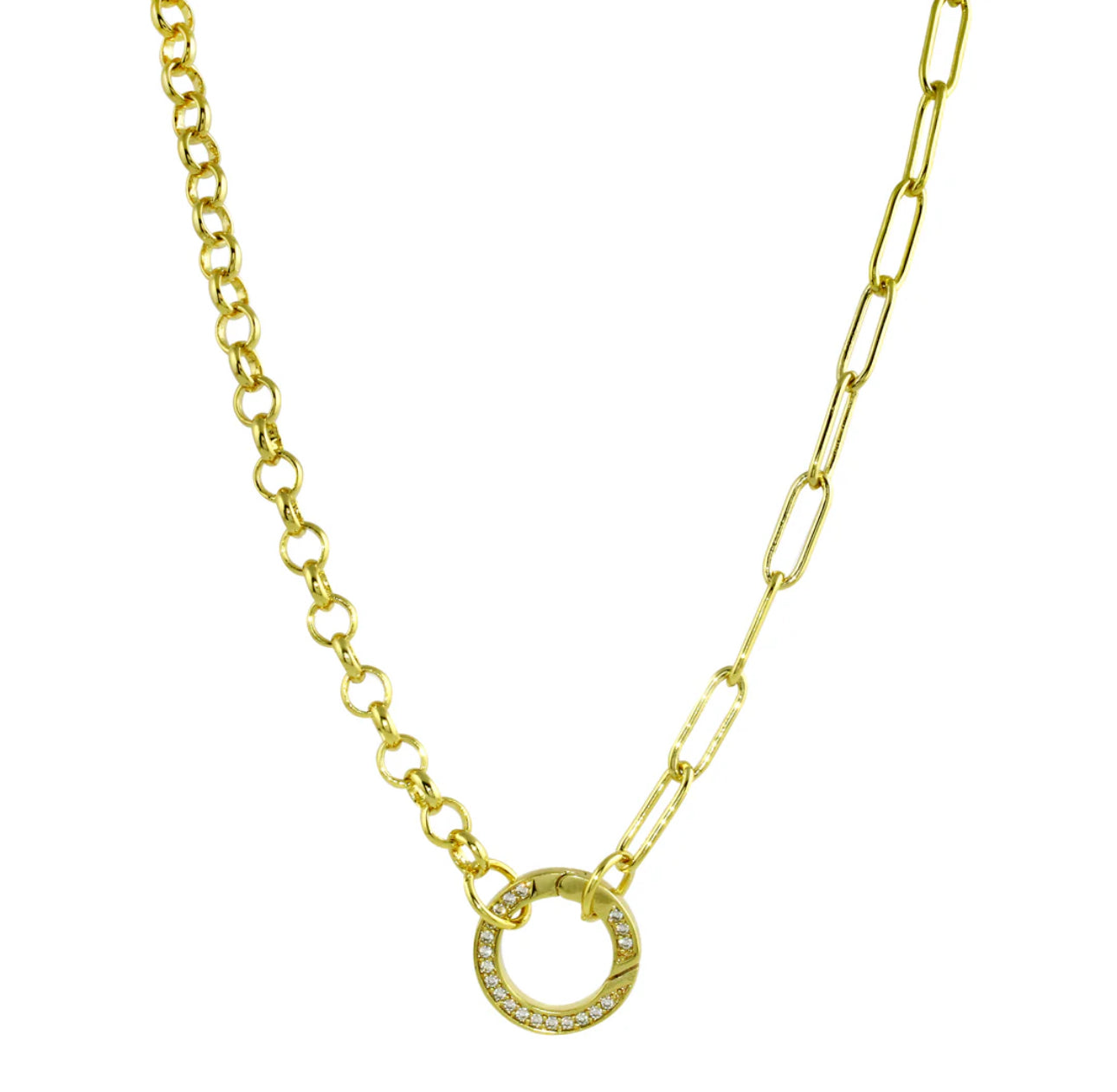 Pave Plush Clasp Chain