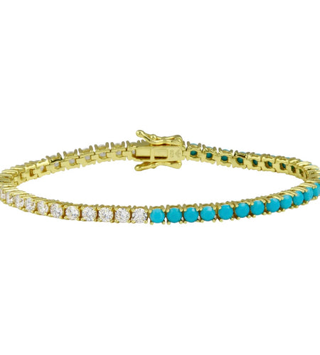 Two Color Tennis bracelet