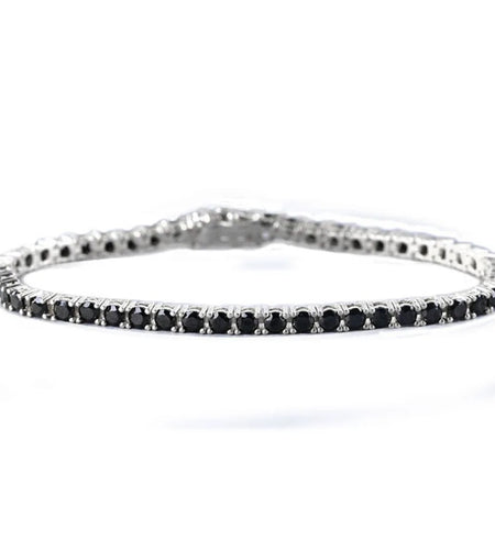 Black cz Tennis Bracelet