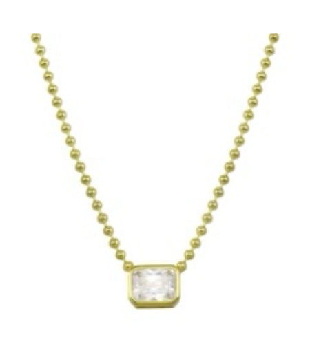 Toilet Bezel Shape Necklace