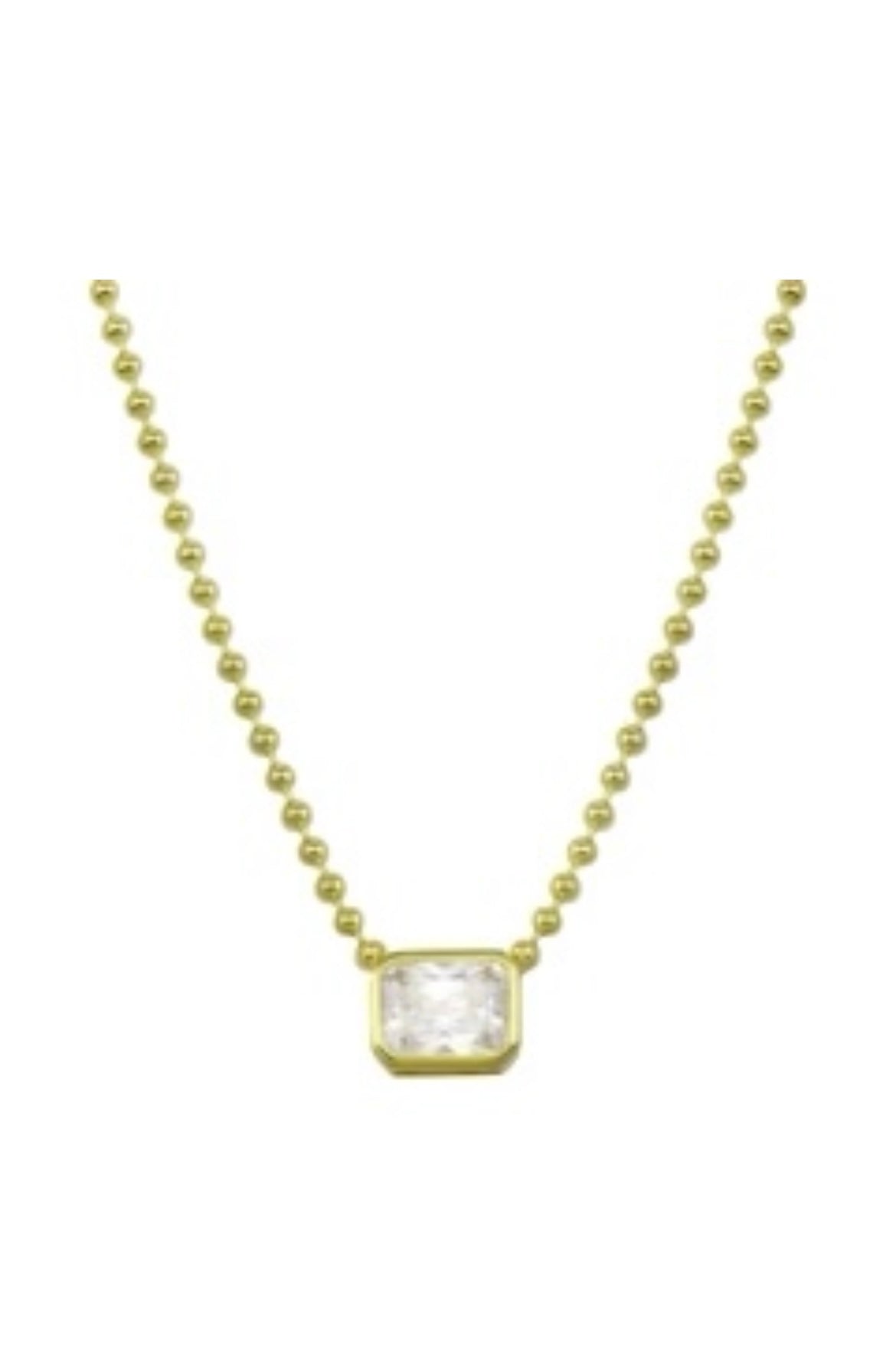 Toilet Bezel Shape Necklace