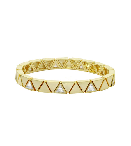 Diamond Triangle Stretchy Bracelet