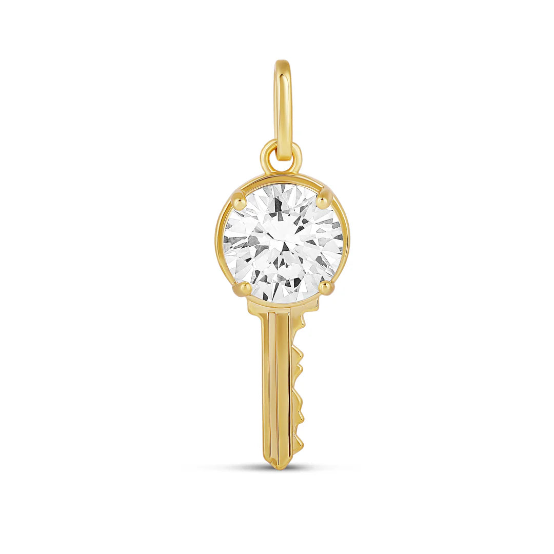 Diamond Key Charm