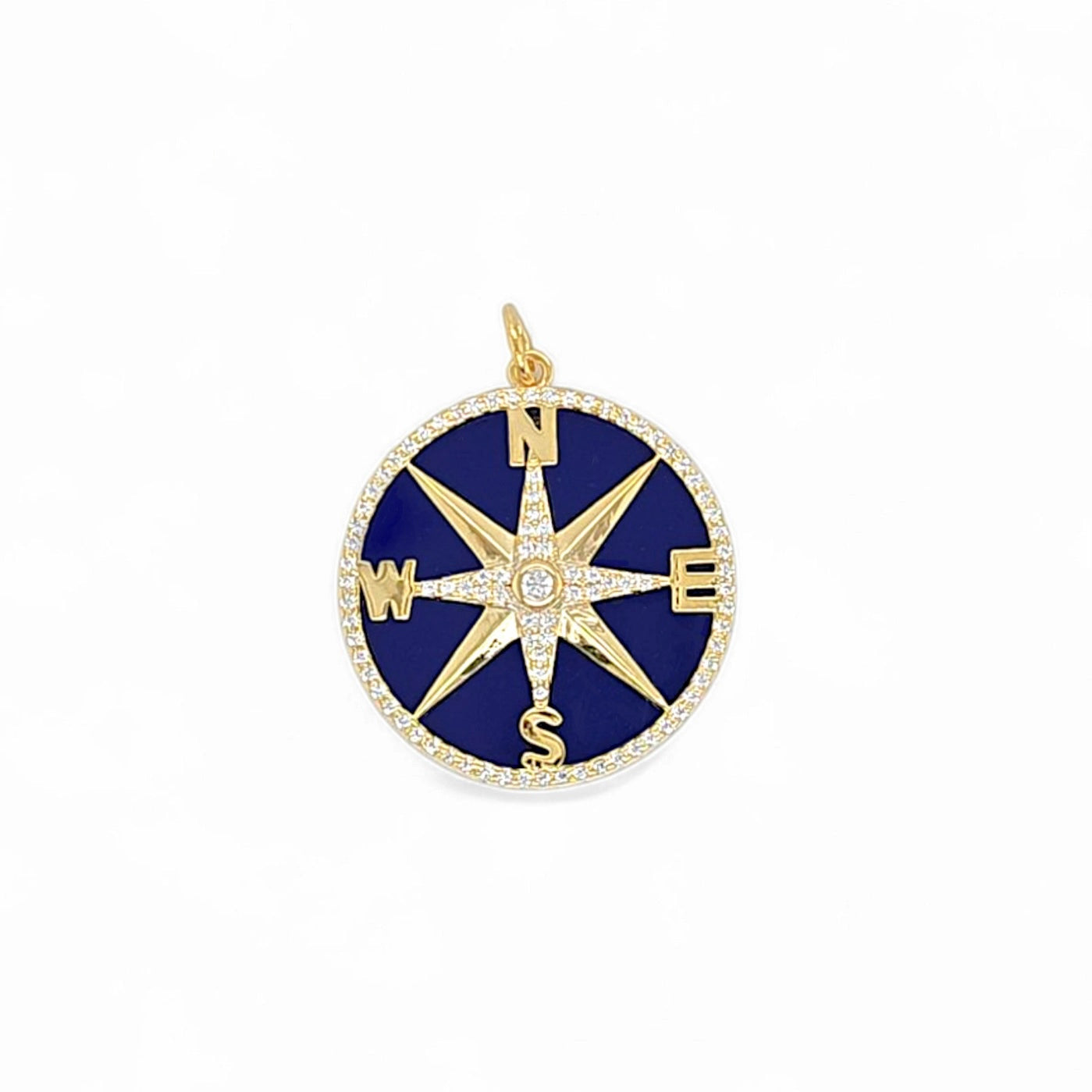 Compass Stone Charm
